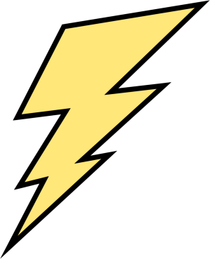 Yellow Lightning Bolt Clip Art PNG images