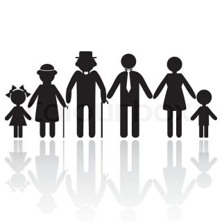 People Silhouette Family Icon PNG images