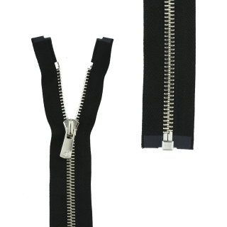 Opened The Zipper Down Black And Metal PNG images