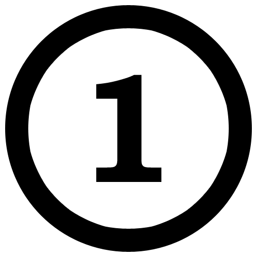 1 Number One In Circle PNG Transparent Background, Free Download #44207