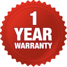 1 Year Warranty