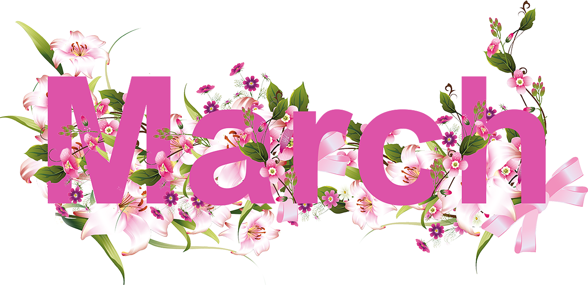 Март png. Март надпись.