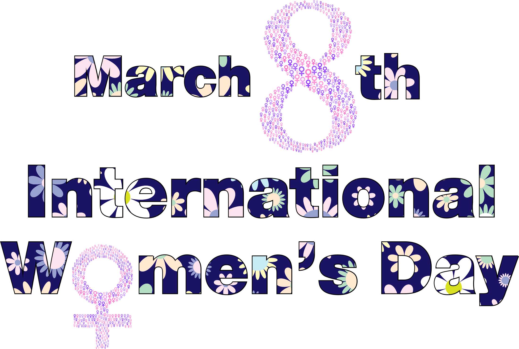 Womens Day PNG, Womens Day Transparent Background FreeIconsPNG