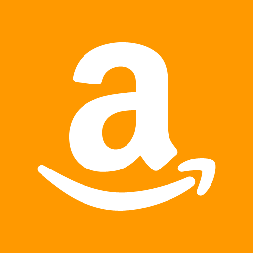 Orange background amazon icon png transparent background free download