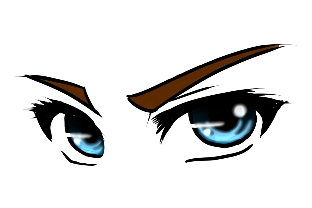 Anime Eyes PNG Transparent Background, Free Download #30702