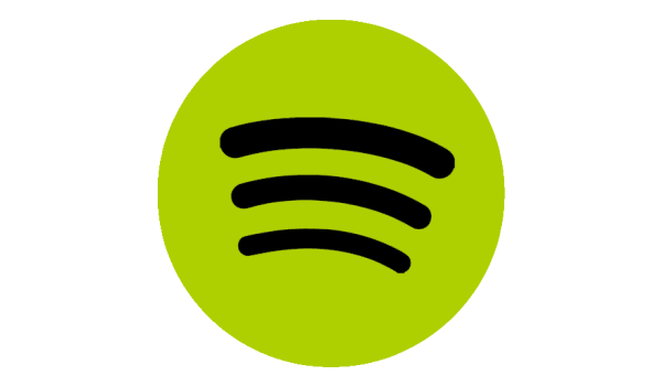 Spotify app logo png icon transparent background Stock Illustration