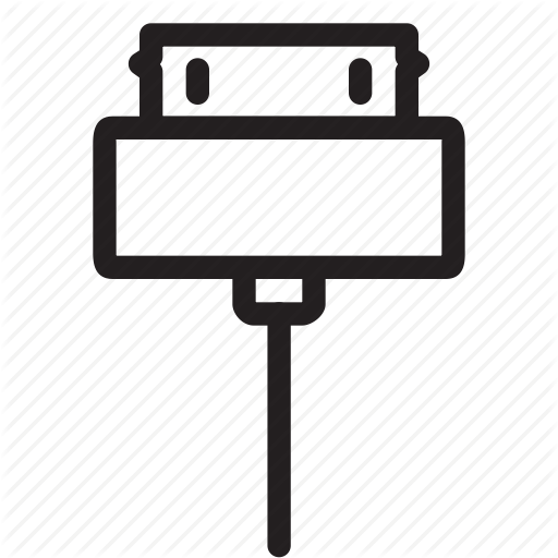 Apple, Cable, Connector, Ipod, Phone Icon PNG Transparent Background