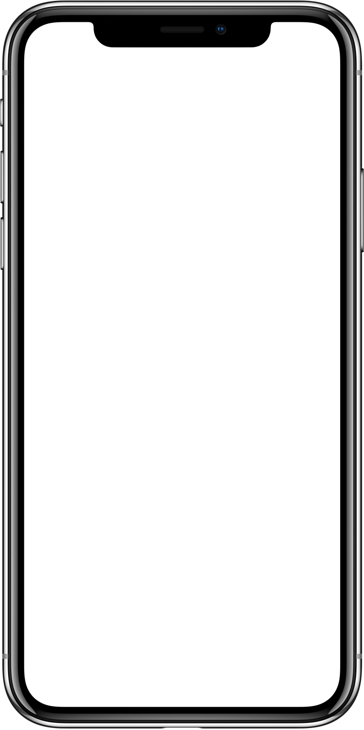 Download Apple Iphone X Landing Page Blank PNG Transparent ...