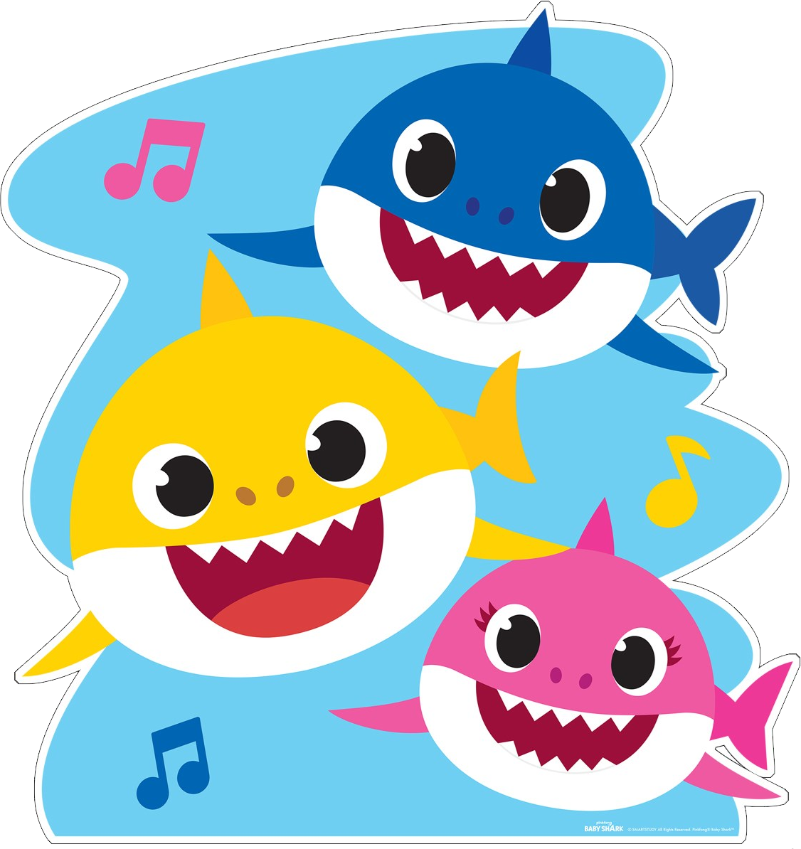 Baby Shark Music fun comics Picture Download