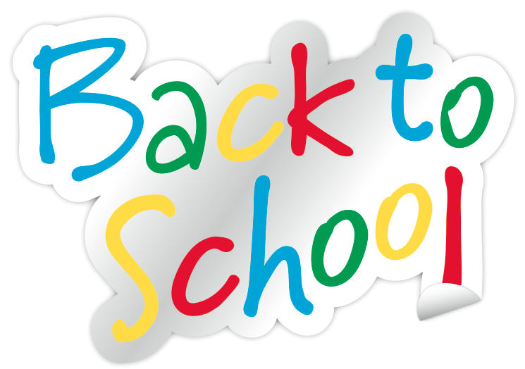 Back School Clipart Transparent Background, Colorful Back To