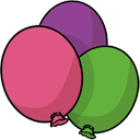 Balloons Save Icon Format
