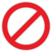 Ban, Stop Icon PNG Transparent Background, Free Download #13412