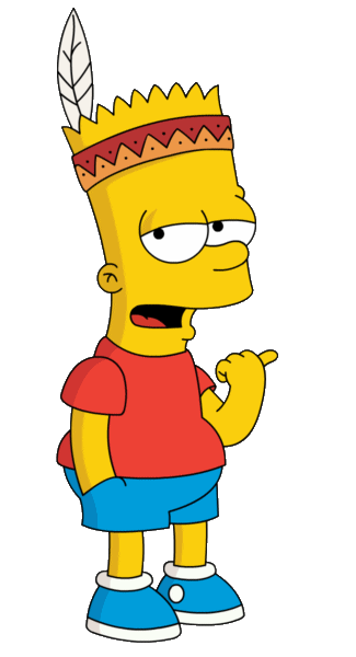 Bart Simpson - Bart Simpson En Pixel Transparent PNG - 350x430