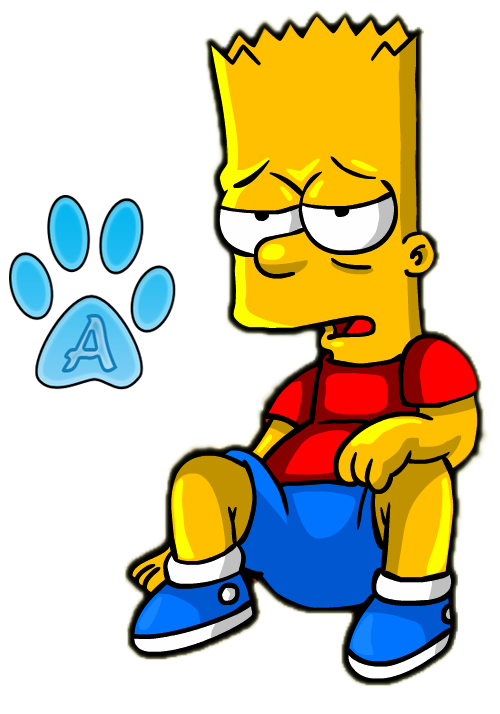 Bart simpson triste