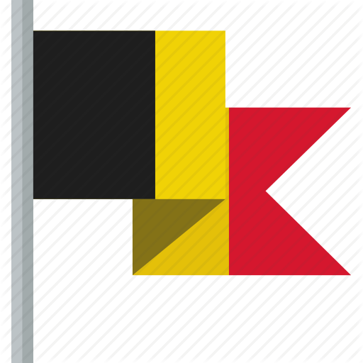 Belgium Flag Icon Vector