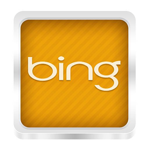 Bing Icon Boxed Metal Icon