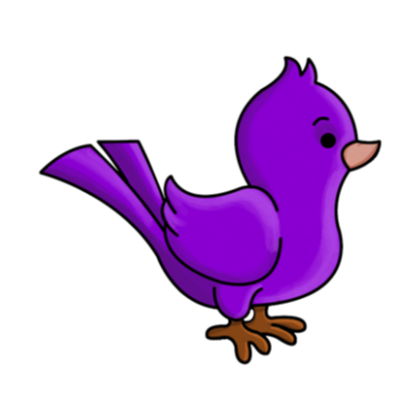 Icon Bird Purple Image Free