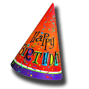 Birthday Hat PNG Transparent Background 