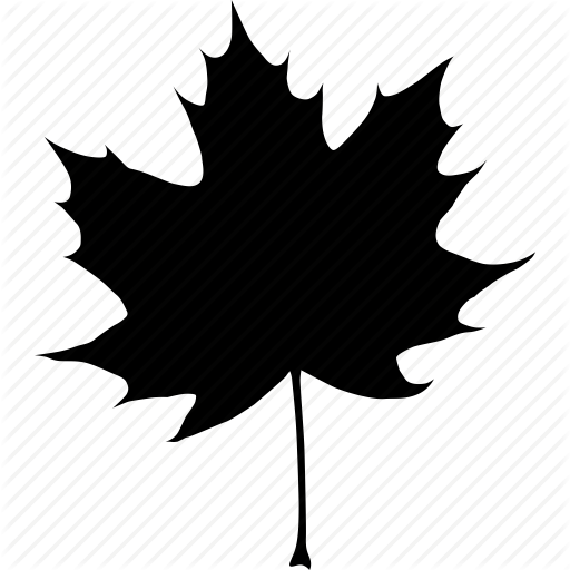 Leaf Png Transparent Black And White