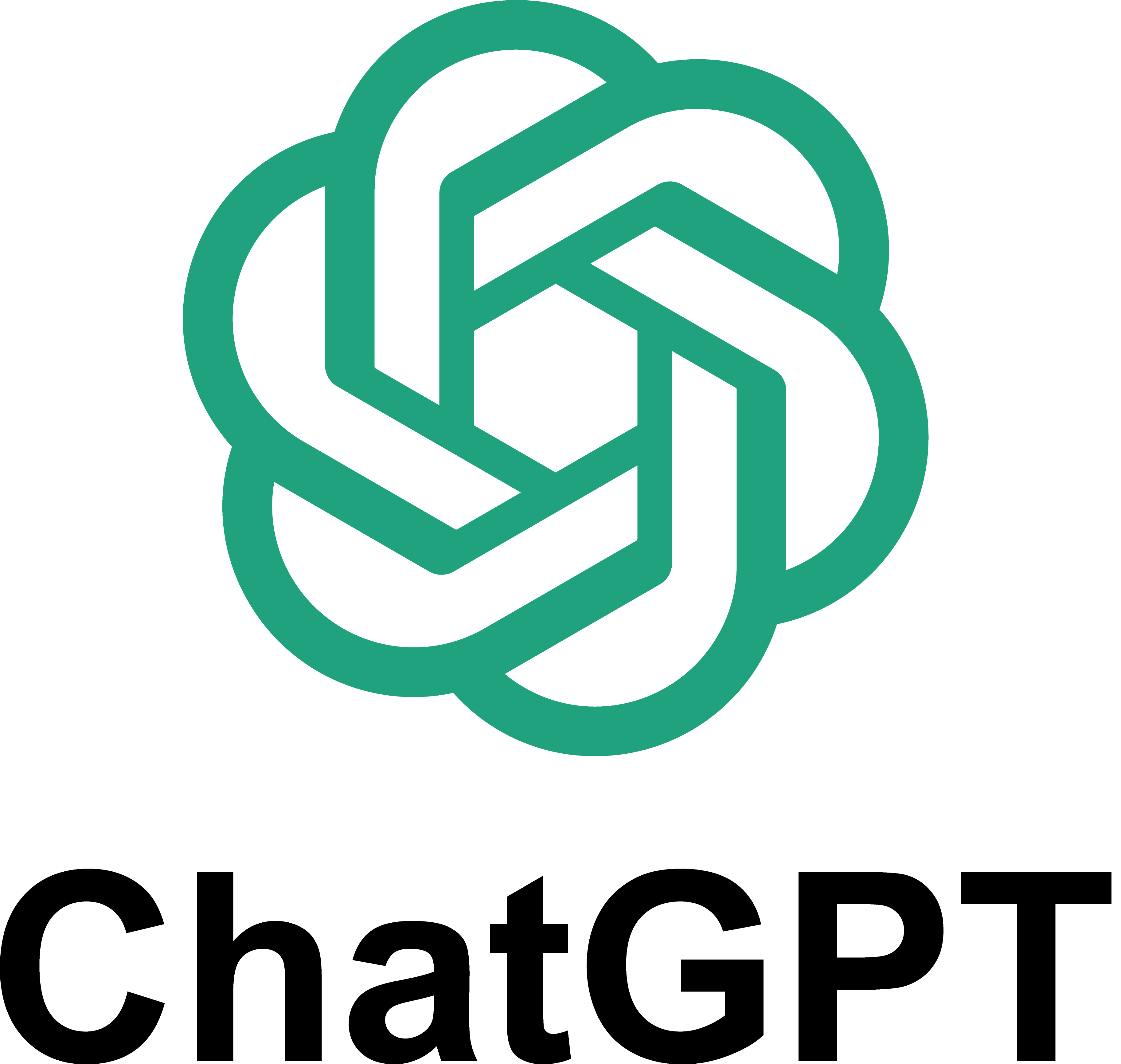 black chatgpt logo png