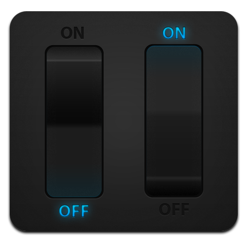 Black light switch png icon