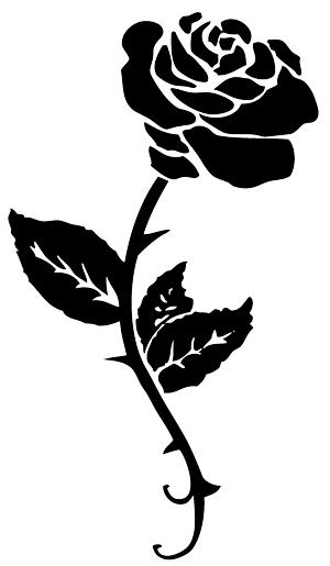 rose tattoo transparent background