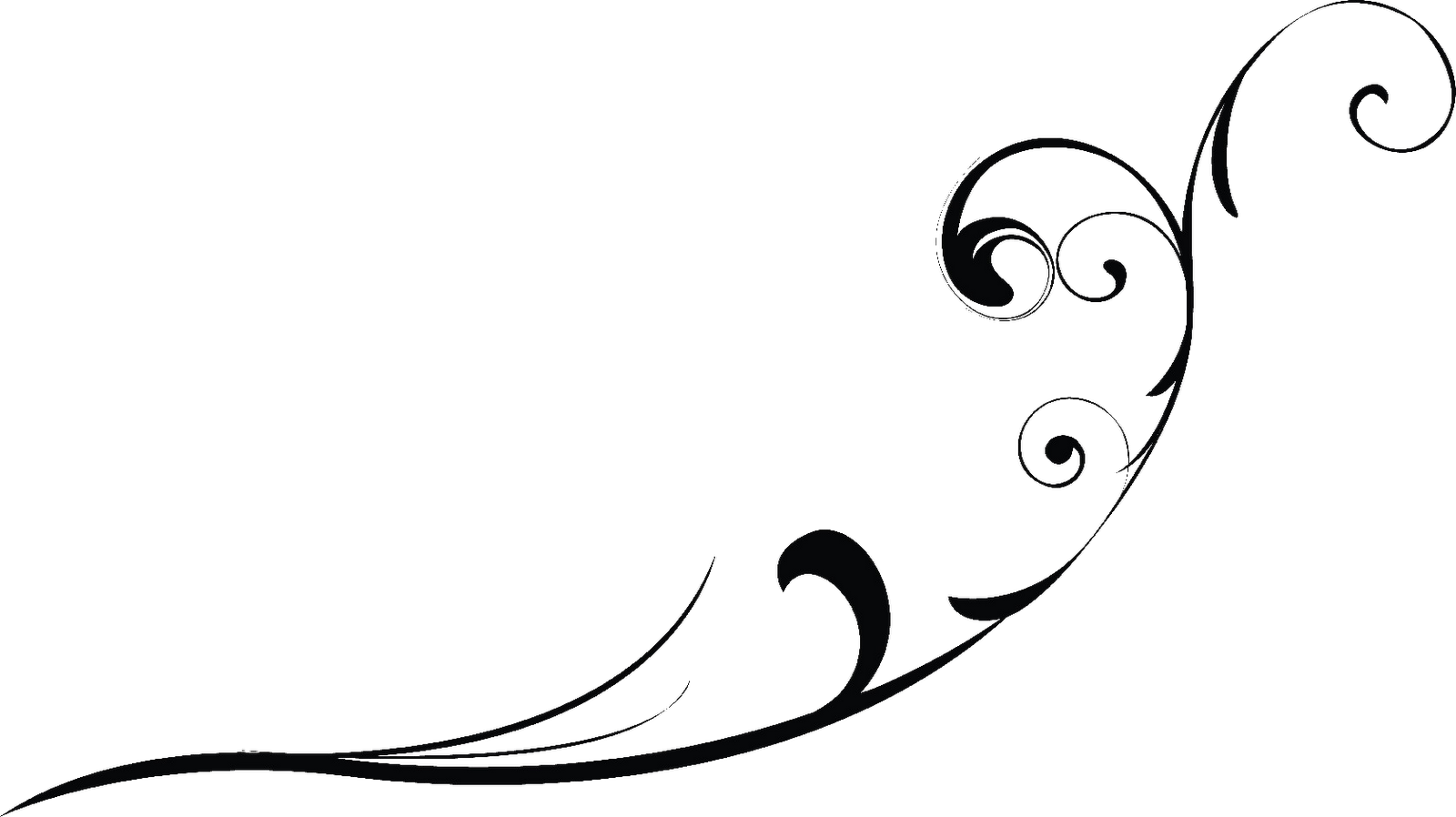 Black Swirl Designs PNG Transparent Background, Free Download #33366