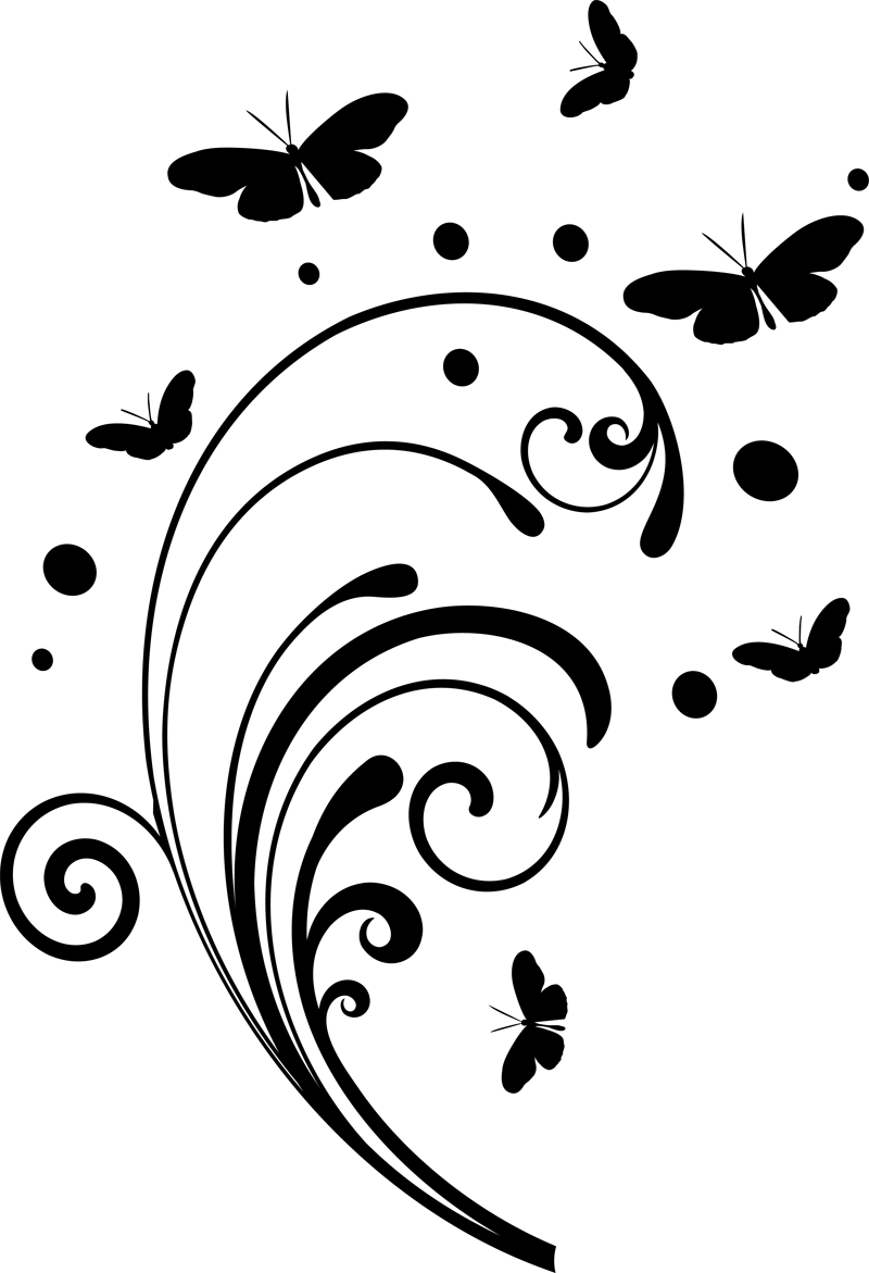 Black Swirls PNG Transparent Background, Free Download #33391