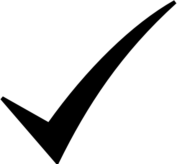 Black Tick Icon PNG Transparent Background, Free Download #14163 -  FreeIconsPNG