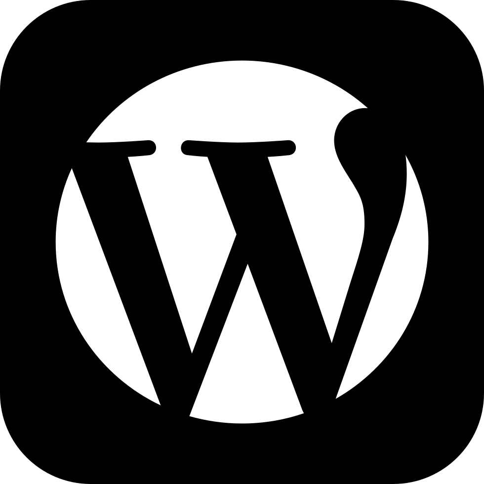 Black Wordpress Emblem Icon PNG Transparent Background, Free Download ...