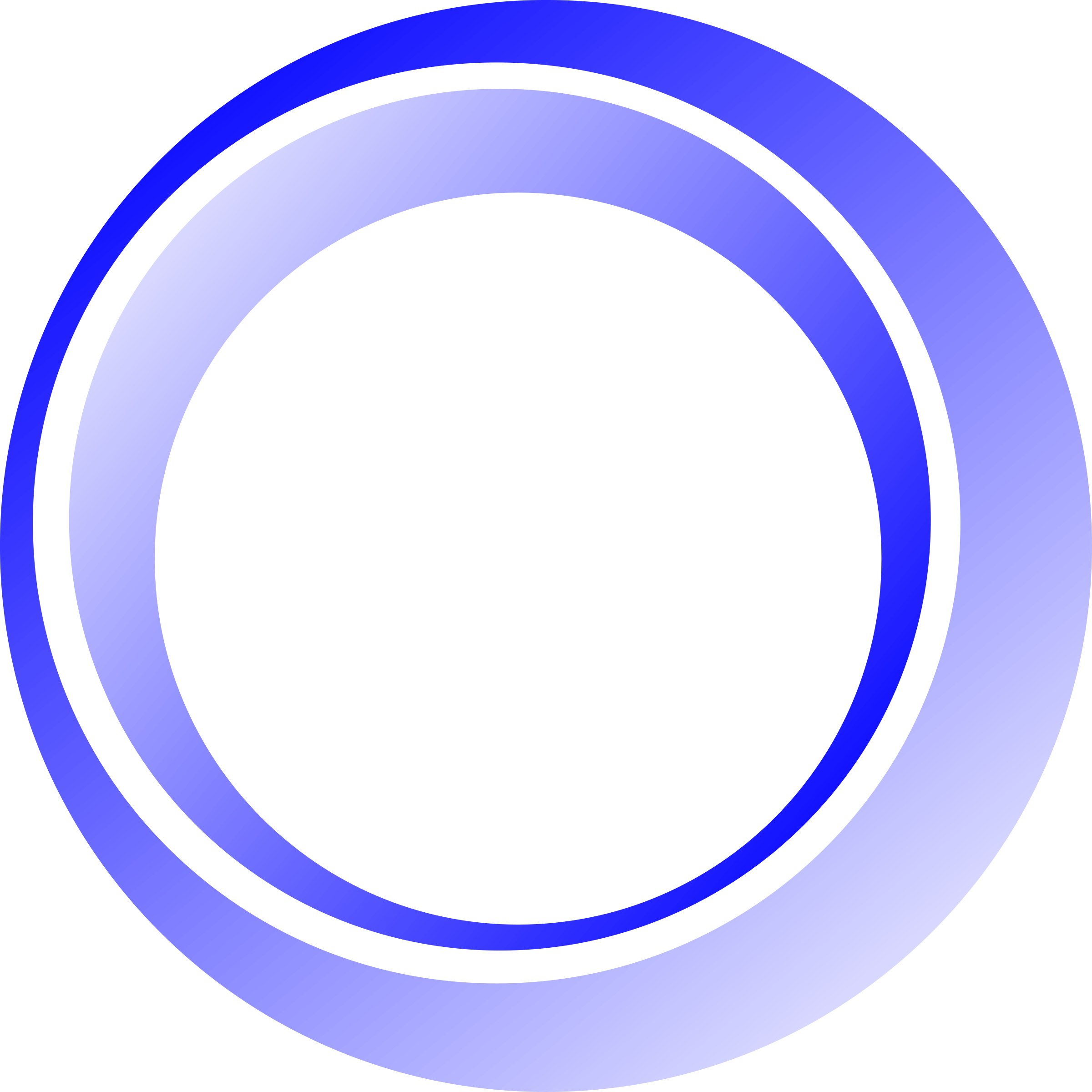 Round blue