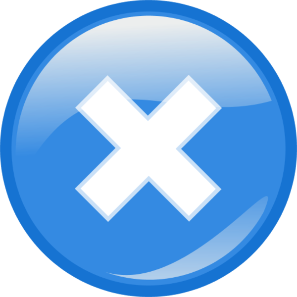 blue close button png