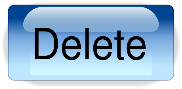 Blue Delete Button PNG Transparent Background, Free Download #28555 -  FreeIconsPNG