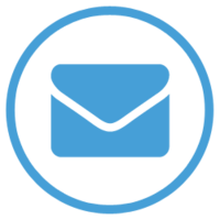 blue envelope icon