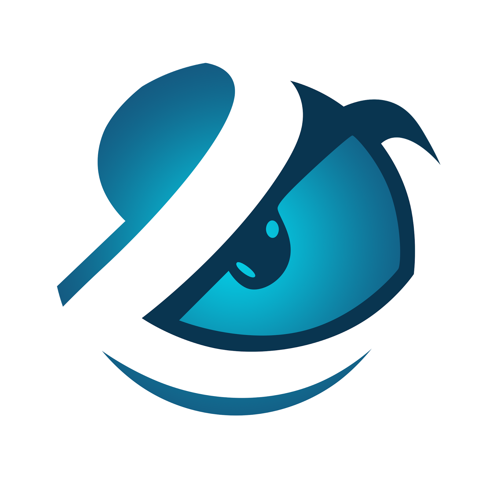 Blue Gaming Logo Mascot Background PNG Transparent Background Free 