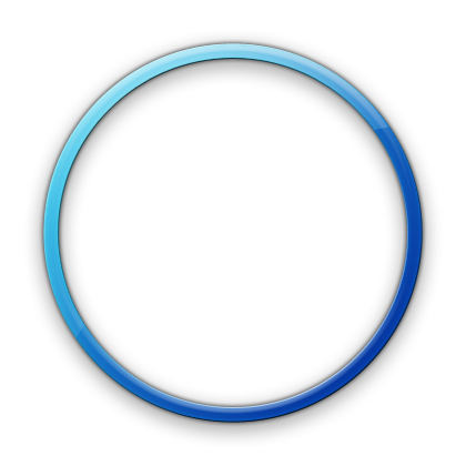 blue circle no background