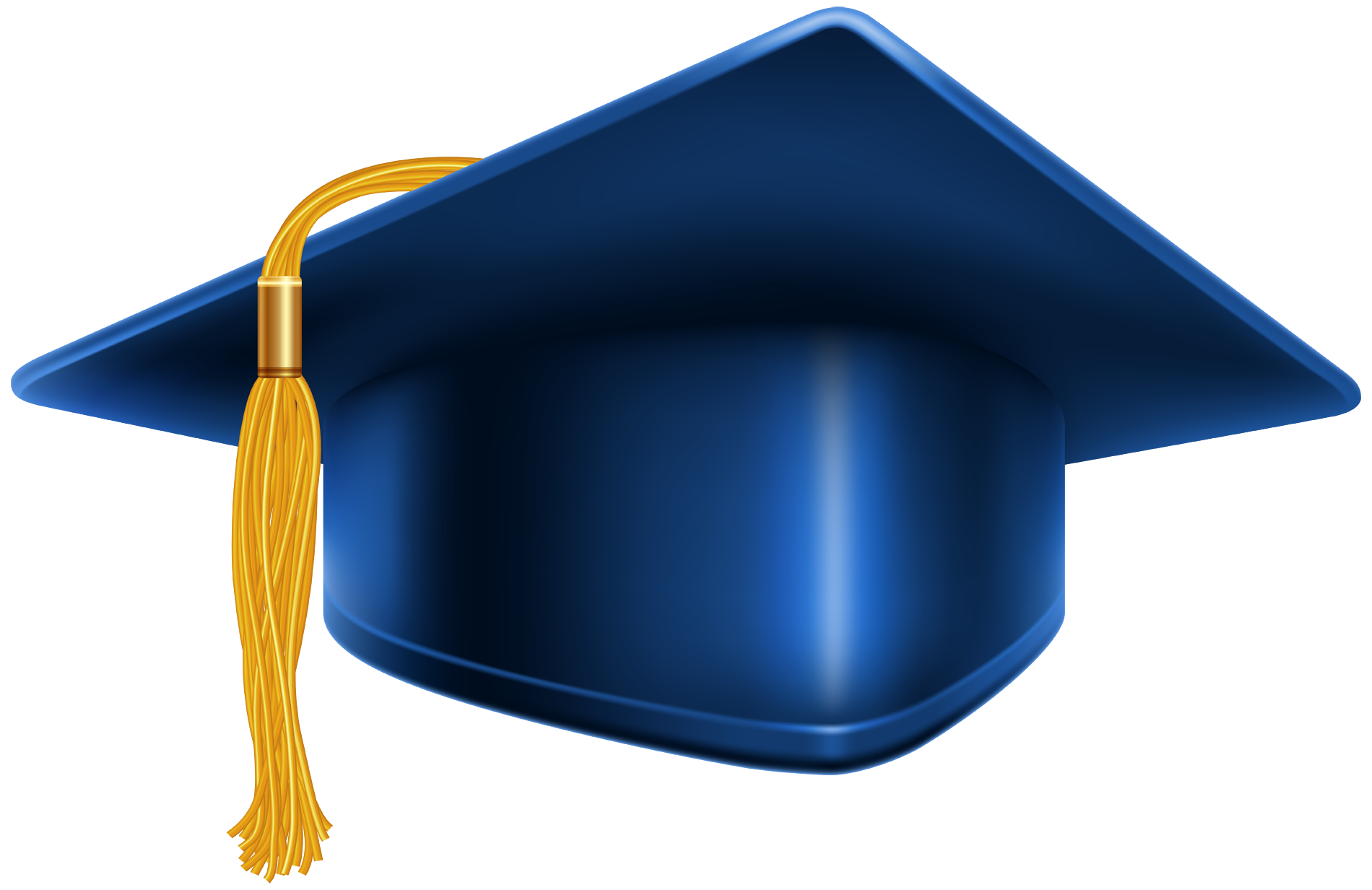 Blue Hd Graduation Cap Png Transparent Background Free Download 45641