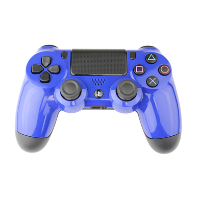 ps4 controller transparent blue