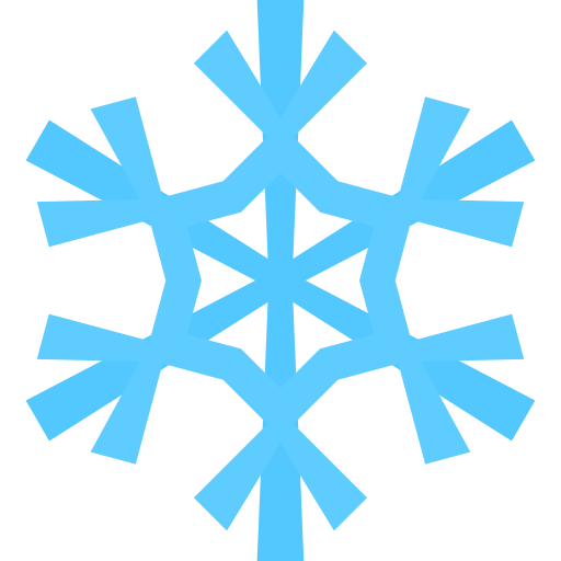 blue snow icon