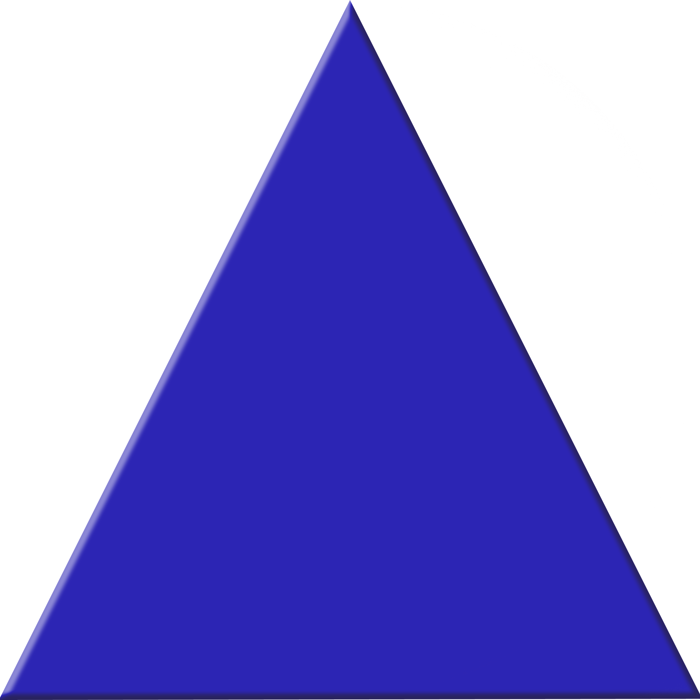 Blue Triangle PNG Transparent Background, Free Download #42397