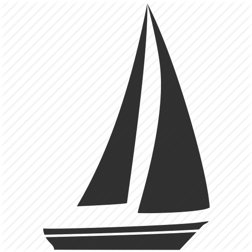 Boat Sail Icon Black PNG Transparent Background Free Download 14115 
