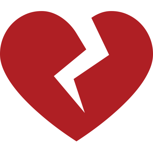 shattered heart clipart free