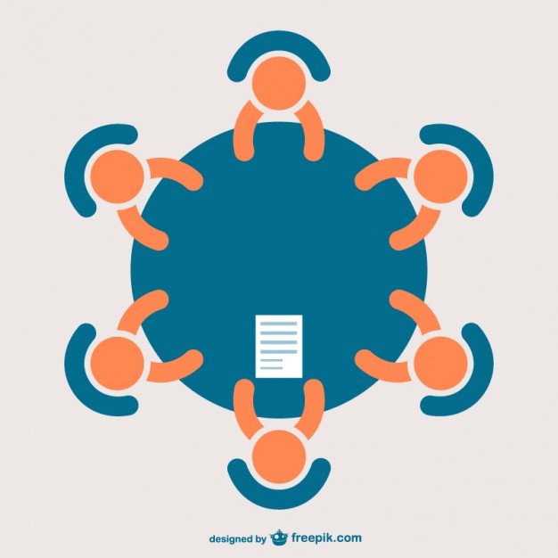Business meeting icon Vector | Free Download