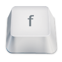 button letter f icon png