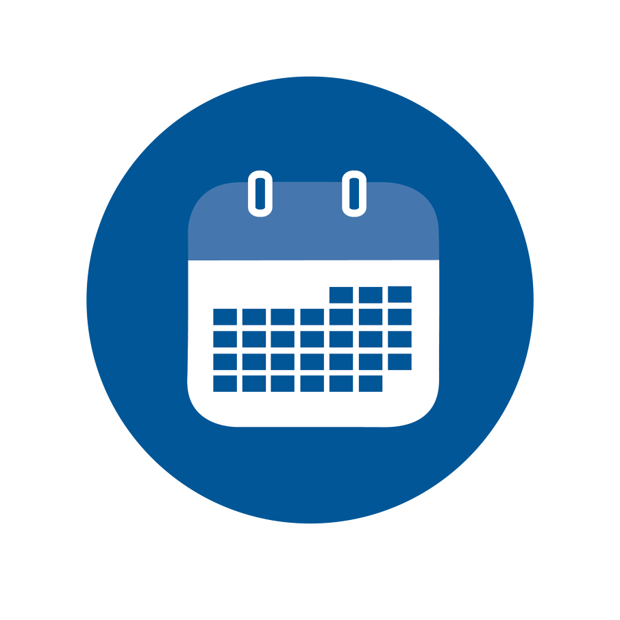 Risultati immagini per calendar icon blue png