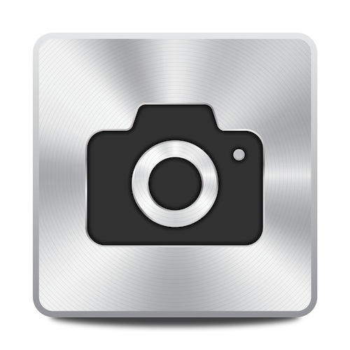 metal camera icon free download