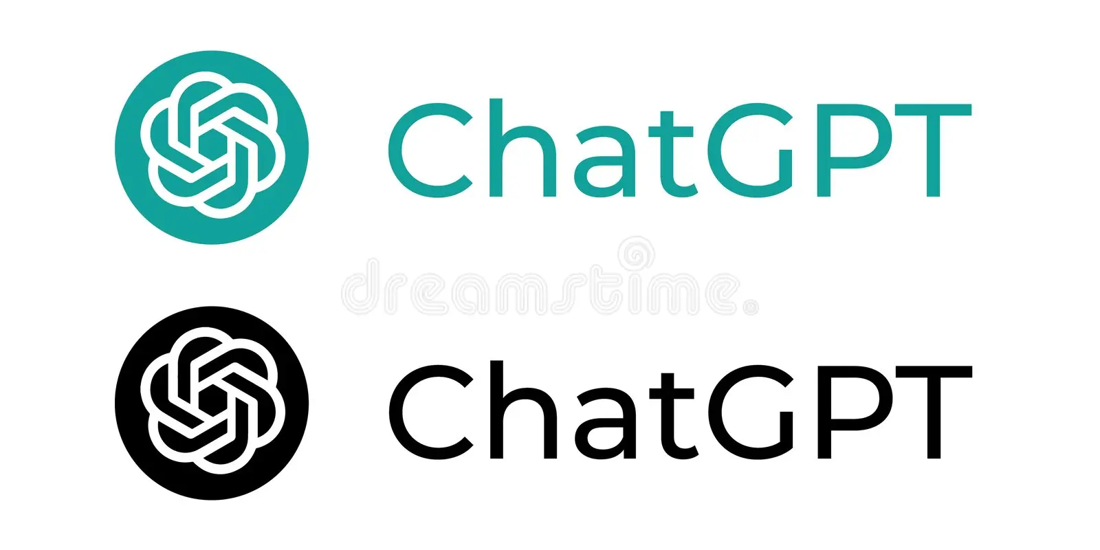 Chatgpt Logo Black vs Green