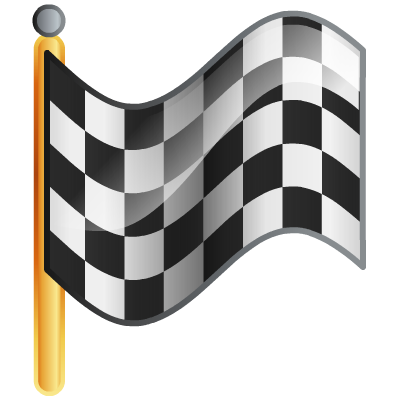Checkered Flag Icon, Transparent Checkered Flag.PNG Images & Vector