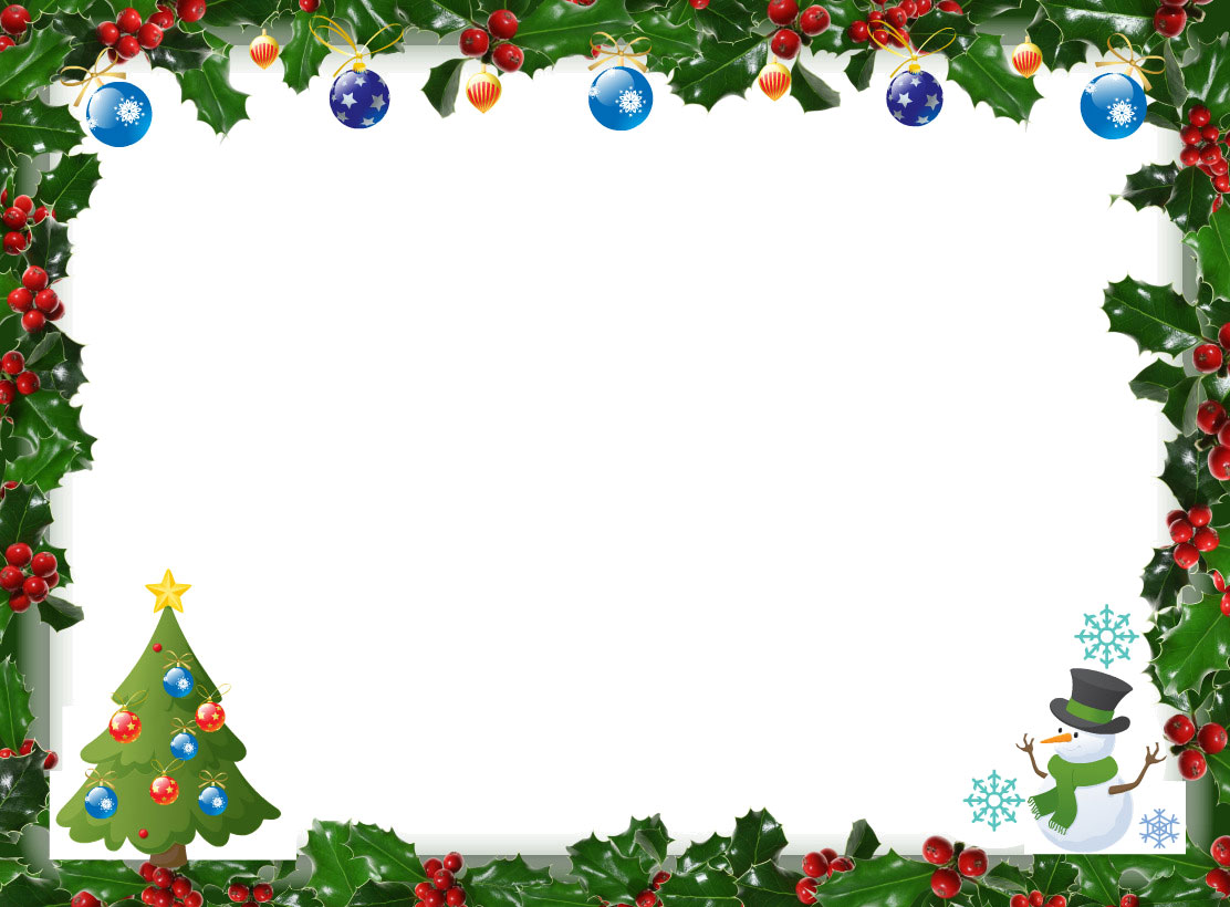 Christmas Borders and Frames #30315 - Free Icons and PNG 