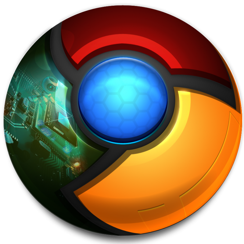 chrome logo transparent background